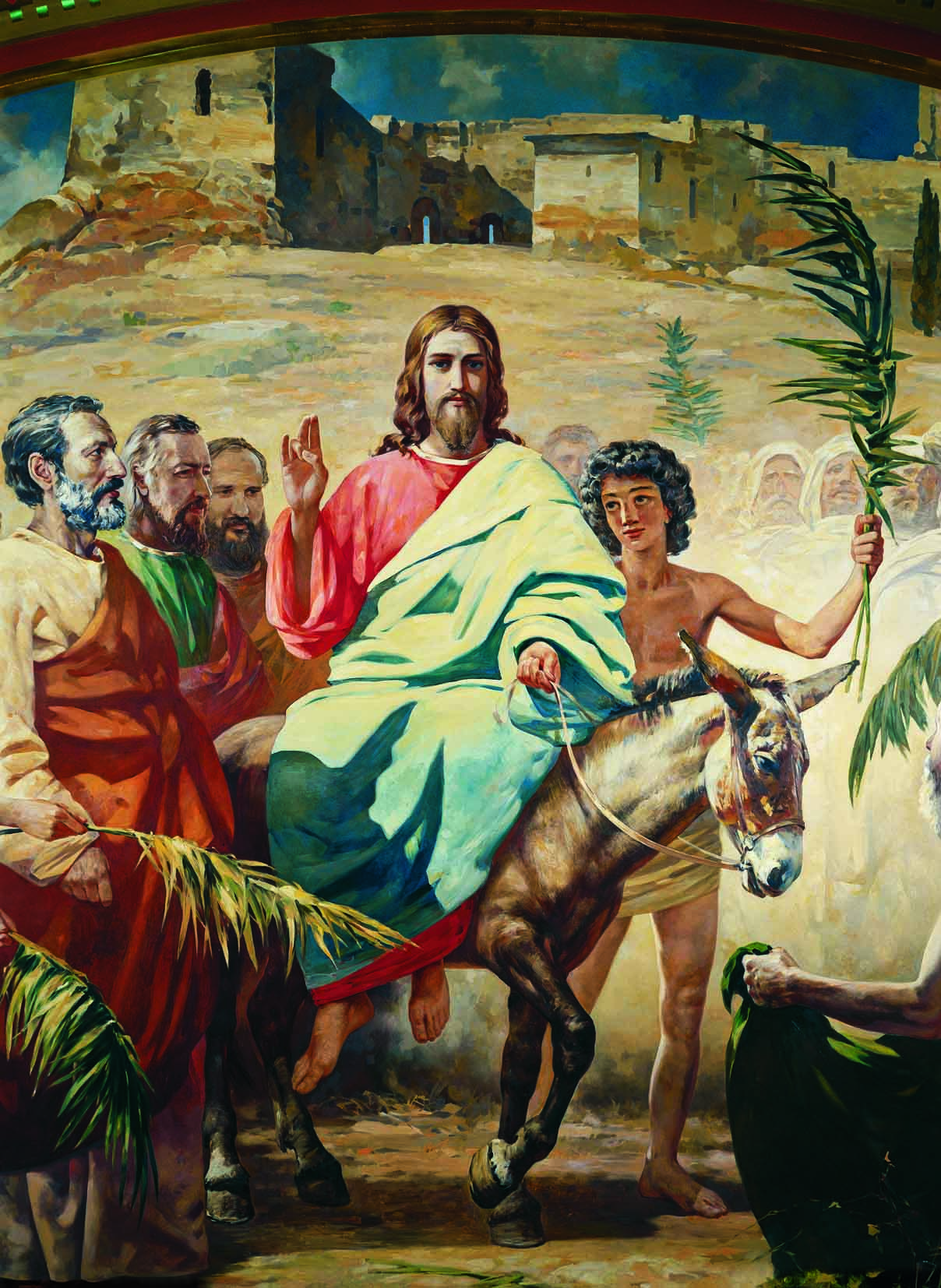 “Вход Господень во Иерусалим” - фрагмент