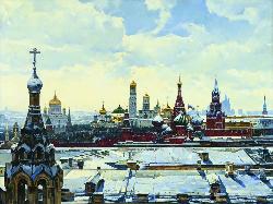 Вид на Кремль со Старой площади
