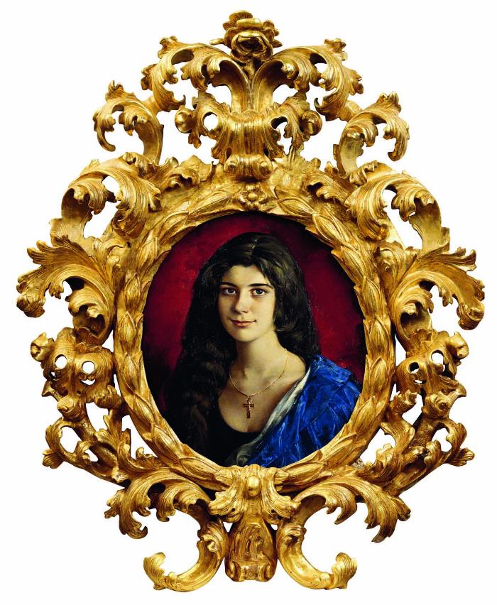 Portrait in Baroque Frame